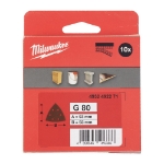 Afbeeldingen van MILWAUKEE® Schuurpapier voor schuurmachines 93 x 93 mm 93 x 93 H&L GR 80 - 10 pcs