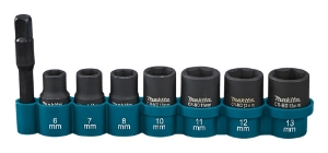 Afbeeldingen van Makita E-12289 Krachtdoppenset 8-delig