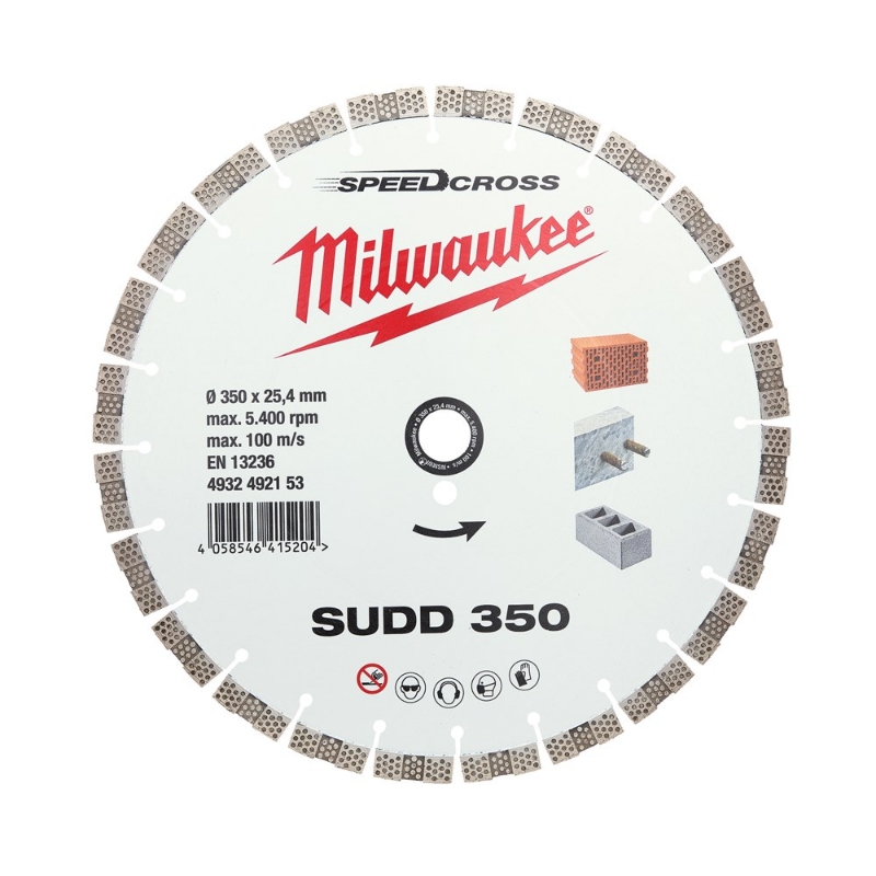 Afbeeldingen van MILWAUKEE® Doorslijpschijf Speedcross SUDD Speedcross SUDD 350 mm - 1 pc