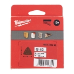 Afbeeldingen van MILWAUKEE® Schuurpapier voor schuurmachines 93 x 93 mm 93 x 93 H&L GR 60 - 10 pcs