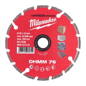 Afbeeldingen van MILWAUKEE® Doorslijpschijf Speedcross DHMM Diamond Multi Material Blade 76 - 1 pc