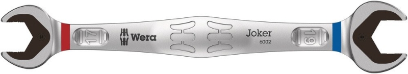 Afbeeldingen van Wera 6002 Joker Dubbele steeksleutel, 17 x 19