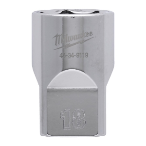 Afbeeldingen van MILWAUKEE® Dop 1/2˝ FOUR FLAT™ 1/2 Drive Socket Metric Standard - 18 mm