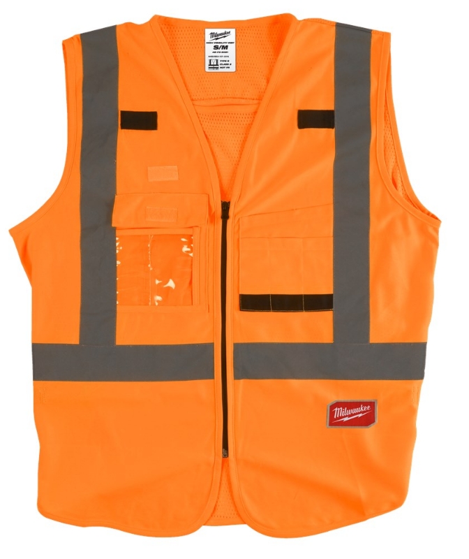 Afbeeldingen van MILWAUKEE® Hi-vis veiligheidshesje High-Visibility Vest Orange - S/M