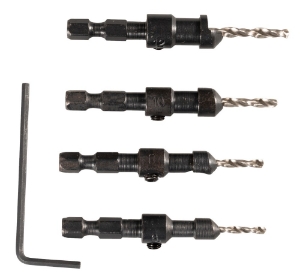 Afbeeldingen van Makita D-73455 Verzinkboor Quad Driver-set