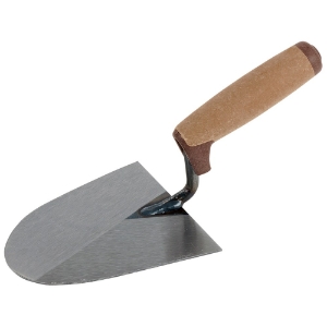 Afbeeldingen van Super Prof Metseltroffel met LEDEREN handgreep