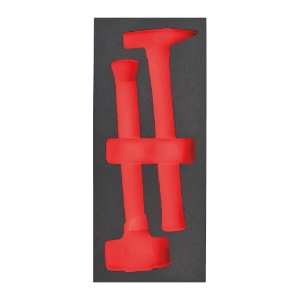 Afbeeldingen van MILWAUKEE® Lege foam inlays voor stalen gereedschapswagens Empty 2 pc Engineer & Dead blow hammer Foam set