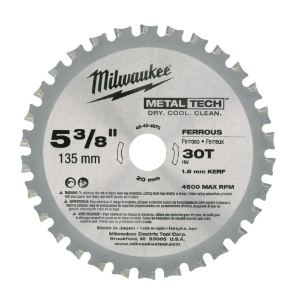 Afbeeldingen van MILWAUKEE® Cirkelzaagblad voor metaal CSB P M 135 x 20 x 1.6 x 30 - 1pc