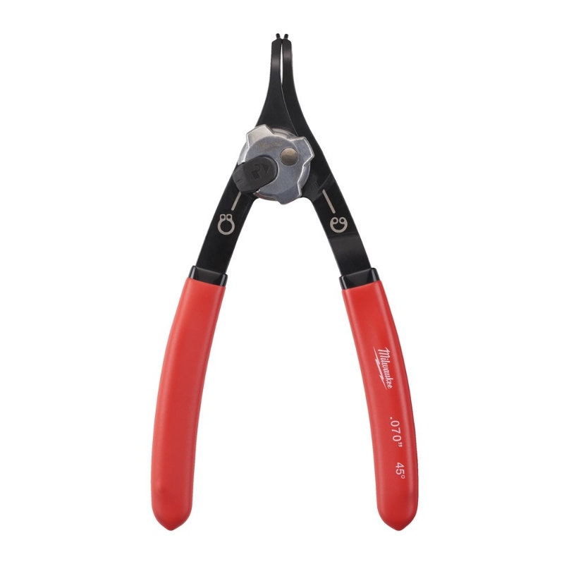 Afbeeldingen van MILWAUKEE® Grote borgveertang 45° Large Circlip Plier - 45°