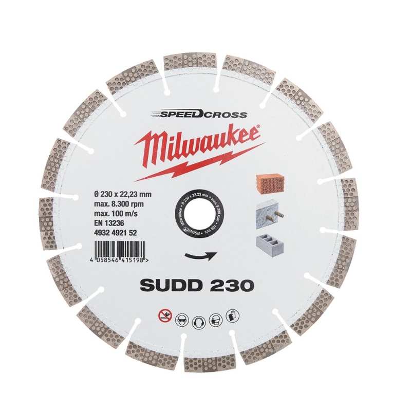 Afbeeldingen van MILWAUKEE® Doorslijpschijf Speedcross SUDD Speedcross SUDD 230 mm - 1 pc