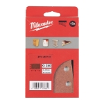 Afbeeldingen van MILWAUKEE® Schuurpapier voor vlakschuurmachines 80 x 133 H&L GR 240 - 10 pcs