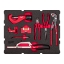 Afbeeldingen van MILWAUKEE® Foam inlay voor PACKOUT™ gereedschapskoffers met lades voor de loodgieter (8-delig) 8 pc Packout Drawer Plumbing Foam Insert Set