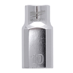 Afbeeldingen van MILWAUKEE® Dop 1/2˝ FOUR FLAT™ 1/2 Drive Socket Metric Standard - 10 mm