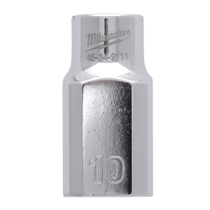 Afbeeldingen van MILWAUKEE® Dop 1/2˝ FOUR FLAT™ 1/2 Drive Socket Metric Standard - 10 mm