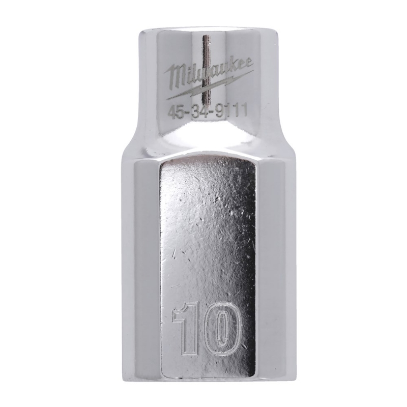 Afbeeldingen van MILWAUKEE® Dop 1/2˝ FOUR FLAT™ 1/2 Drive Socket Metric Standard - 10 mm