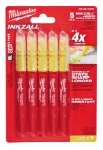 Afbeeldingen van MILWAUKEE® INKZALL Markers Fluo Geel - 5pc. INKZALL Highlighters Yellow - 5pc
