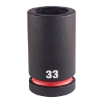 Afbeeldingen van MILWAUKEE® Slagdop 1" diep 33 mm 1" impact socket deep - 1pc