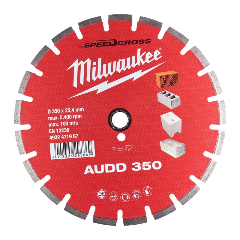Afbeeldingen van MILWAUKEE® Doorslijpschijf Speedcross AUDD AUDD 350 mm - 1 pc