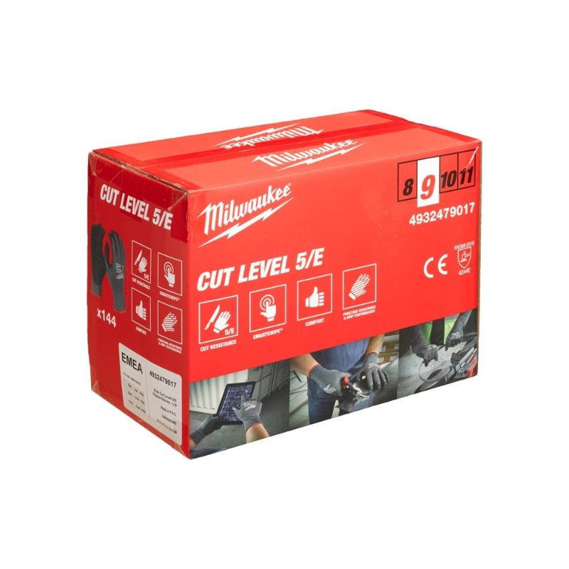 Afbeeldingen van MILWAUKEE® Cut E Handschoenen Bulk Cut E Handschoenen - 9/L - 144pc