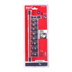 Afbeeldingen van MILWAUKEE® Slagdoppenset 3/8 op rail 3/8" impact socket STD set-9pc