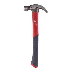 Afbeeldingen van MILWAUKEE® Klauwhamer Fiberglas gebogen 450g Fiberglass Curved Claw Hammer 16oz / 450g
