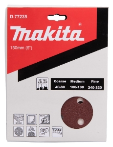 Afbeeldingen van Makita D-77235 Schuurschijfset 150mm velcro