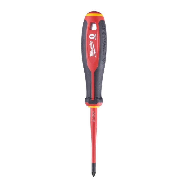 Afbeeldingen van MILWAUKEE® Schroevendraaier VDE Tri-lobe PZ1 X80 Tri-Lobe VDE Screwdriver PZ1 x80