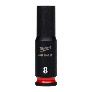 Afbeeldingen van MILWAUKEE® Slagdop 1/4 lang 8 mm 1/4" impact socket deep - 1 pc