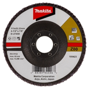 Afbeeldingen van Makita D-27458 Lamellenschuurschijf 115mm Z80