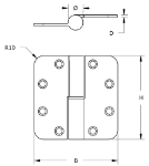 Afbeeldingen van DX Kogelstiftpaumelle