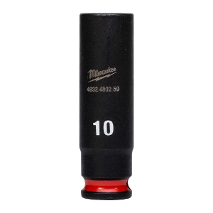Afbeeldingen van MILWAUKEE® Slagdop 1/4 lang 10 mm 1/4" impact socket deep - 1 pc
