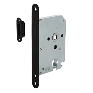 Afbeeldingen van Woningbouw magn. cil slot PC55 zwarte voorpl