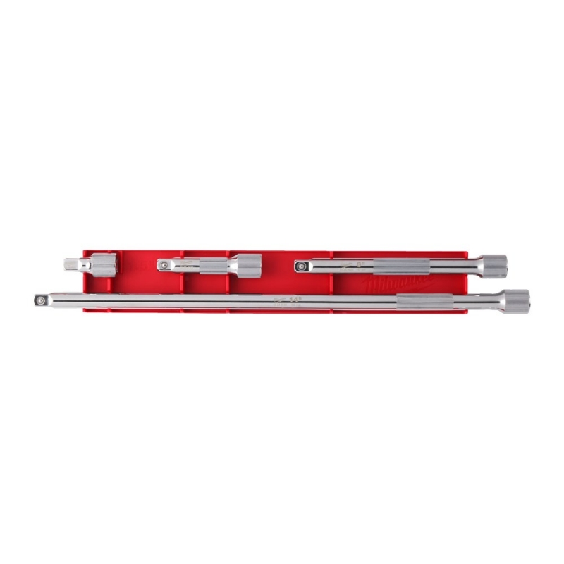 Afbeeldingen van MILWAUKEE® Dop 3/8˝ verlengstukken set (4-delig) (4-delig) 3/8" Drive Extension Set - 4 pc