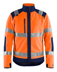 Afbeeldingen van Winddicht Fleecejack High Vis S