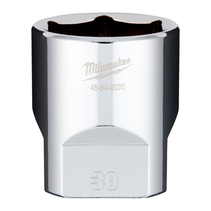 Afbeeldingen van MILWAUKEE® Dop 1/2˝ FOUR FLAT™ 1/2 Drive Socket Metric Standard - 30 mm