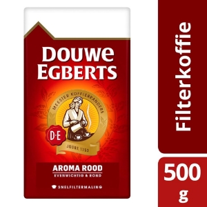Afbeeldingen van Douwe Egberts aroma rood filterkoffie 500gr
