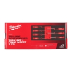 Afbeeldingen van MILWAUKEE® Foam Inlay schroevendraaier TX Set 1 (7 delig) Screwdriver TX Set 1 Foam Insert - 7 pc