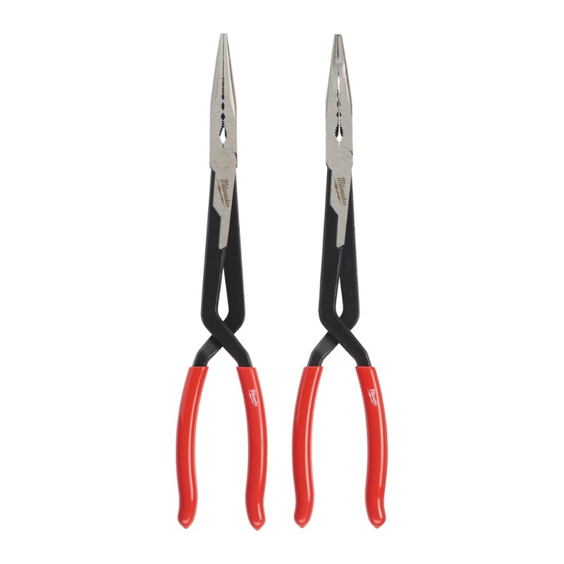 Afbeeldingen van MILWAUKEE® Lange bektangset (2-delig) Long Reach Pliers 2 pc Set