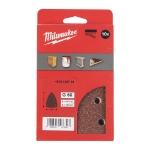 Afbeeldingen van MILWAUKEE® Schuurpapier voor schuurmachines 93 x 93 mm 100 x 147 H&L GR 60 - 10 pcs