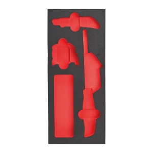 Afbeeldingen van MILWAUKEE® Lege foam inlays voor stalen gereedschapswagens Empty 3 pc Cutting and Measuring Foam Insert