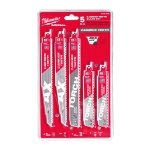 Afbeeldingen van MILWAUKEE® Reciprozaagblad Set Sawzall SAWZALL Carbide 5pcs Demolition Set