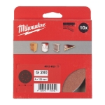 Afbeeldingen van MILWAUKEE® Schuurpapier voor vlakschuurmachines ⌀125 & 150 mm 125 mm H&L GR 240 - 10 pc