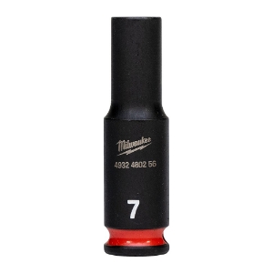 Afbeeldingen van MILWAUKEE® Slagdop 1/4 lang 7 mm 1/4" impact socket deep - 1 pc