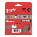 Afbeeldingen van MILWAUKEE® Schuurgaas voor excentrische schuurmachines Mesh 125 mm H&L GR 400 - 10 pc