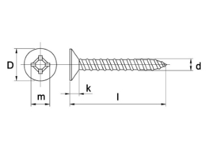 Afbeeldingen van Plaatschroef 3.5 x22 a 200st