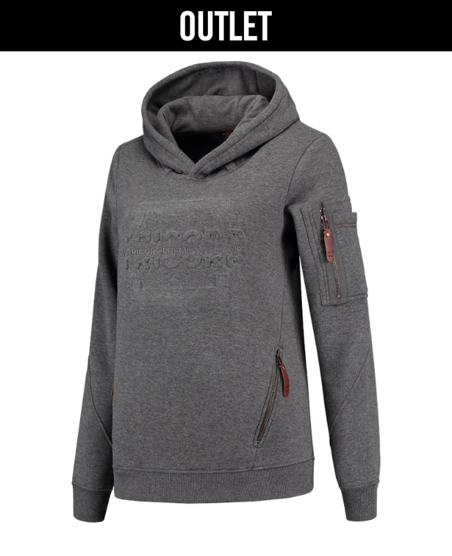 Afbeeldingen van TRICORP PREMIUM Sweater Premium Capuchon Logo Dames Outlet 304007