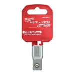 Afbeeldingen van MILWAUKEE® Doppen verloopstuk 3/8" naar 1/4" 3/8" Drive 3/8"F x 1/2"M Adapter