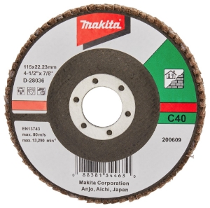 Afbeeldingen van Makita D-28036 Lamellenschuurschijf 115mm C40