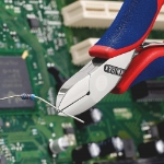 Afbeeldingen van Zijsnijtang ronde kop + facet 115 mm