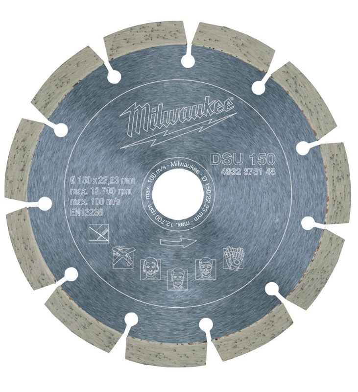 Afbeeldingen van MILWAUKEE® Diamantdoorslijpschijf DSU 150 mm - 1 pc